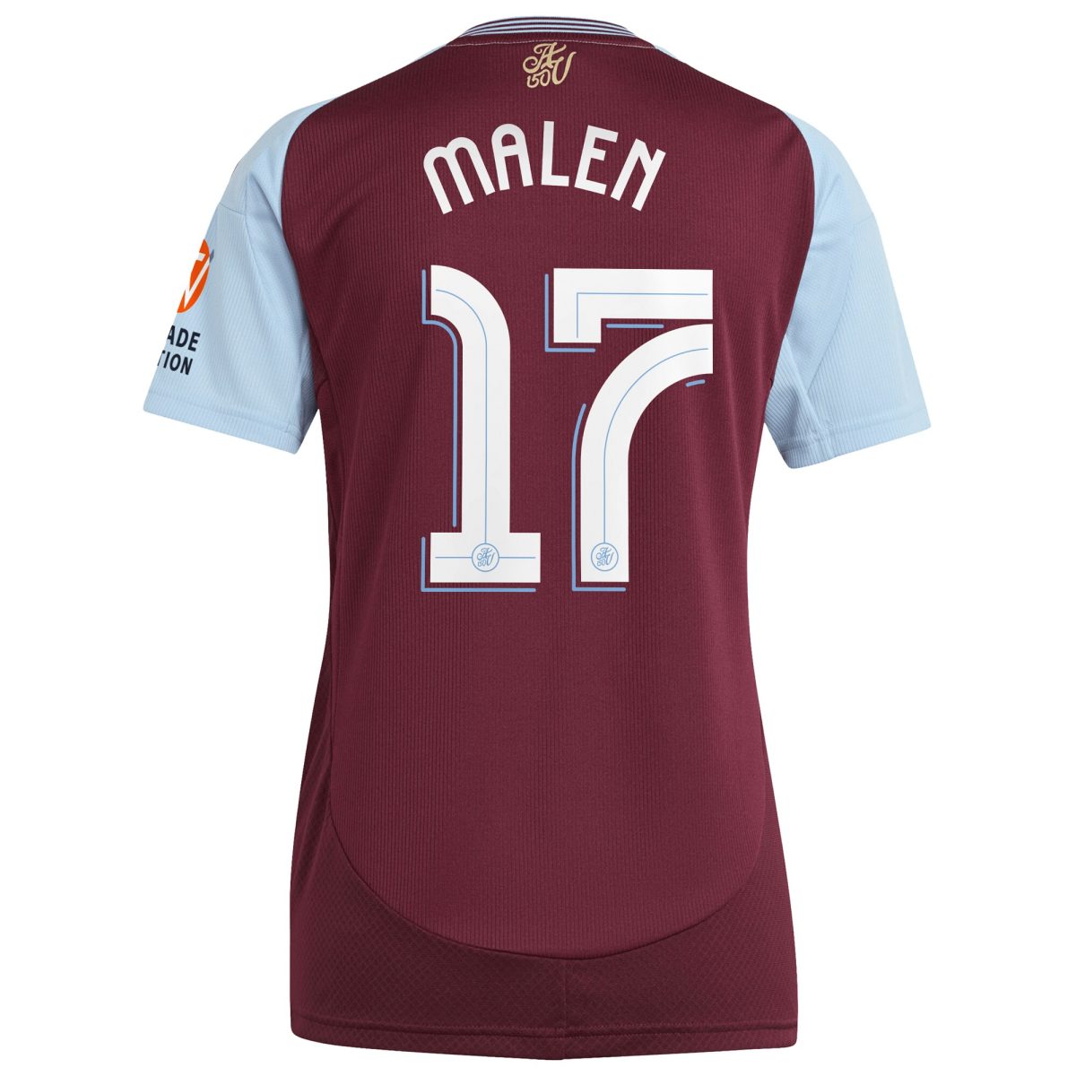 AVFC AVFC AVFC AVFC aston villa adidas home shirt 2024-25 – womens with malen 17 cup printing – Exclusive Aston Villa Collection – Exclusive Aston Villa Collection – Exclusive Aston Villa Collection - Exclusive Aston Villa Collection