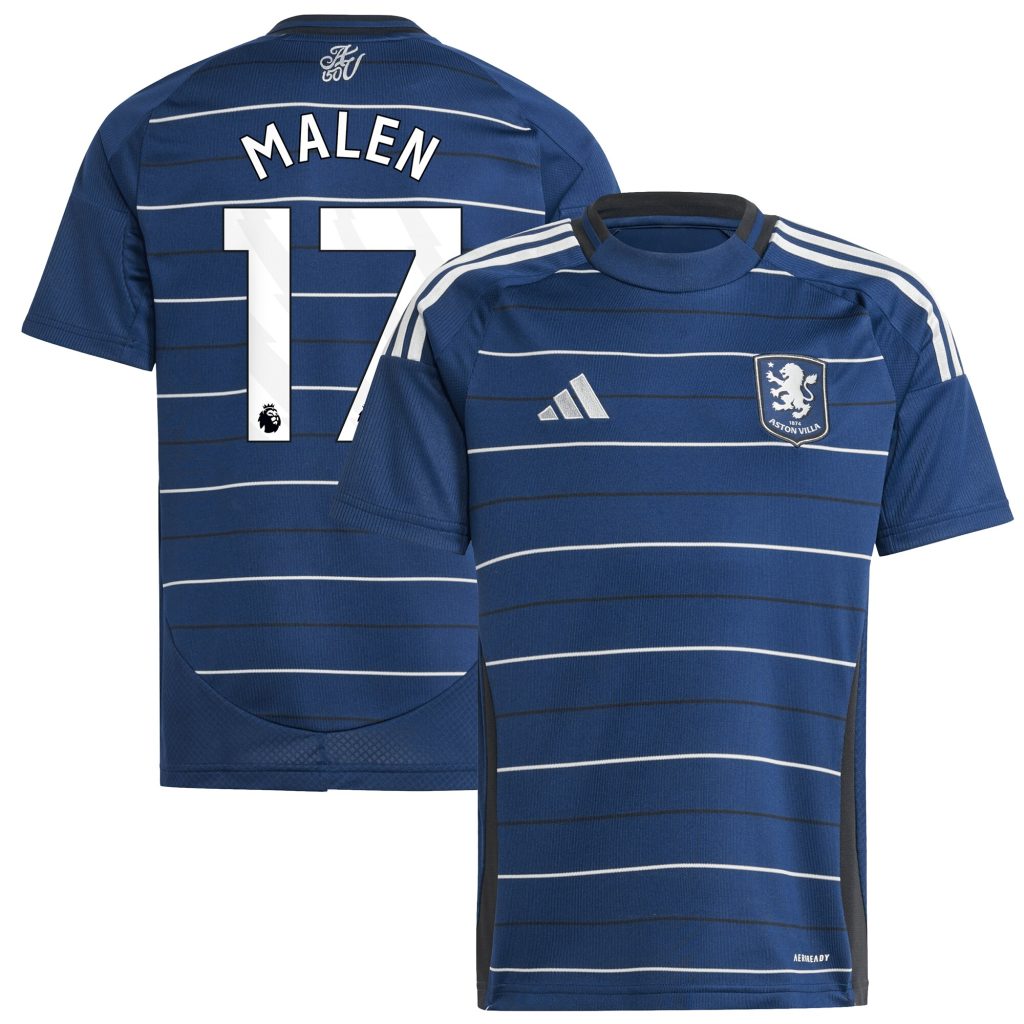 AVFC AVFC AVFC aston villa adidas third shirt 2024-25 – kids with malen 17 printing – Exclusive Aston Villa Collection – Exclusive Aston Villa Collection - Exclusive Aston Villa Collection