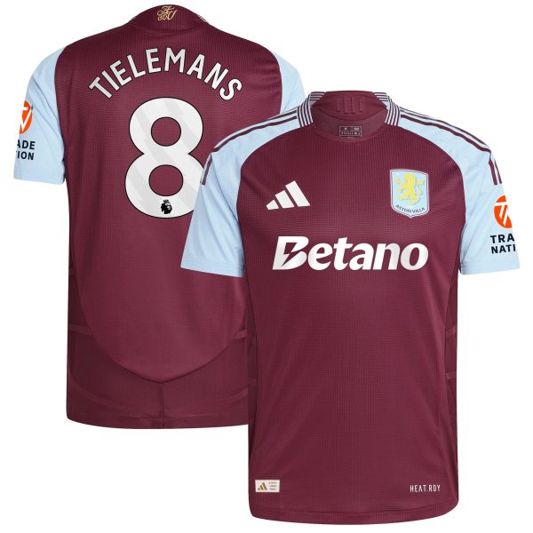 AVFC AVFC AVFC aston villa adidas home authentic shirt 2024-25 with tielemans 8 printing – Exclusive Aston Villa Collection – Exclusive Aston Villa Collection - Exclusive Aston Villa Collection